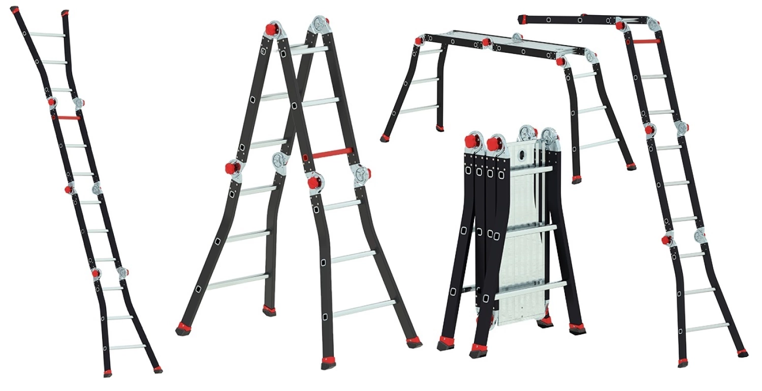 Altrex Varitrex PRO+ Vouwladder Incl. Platform - Aluminium - 4x3 Sporten
