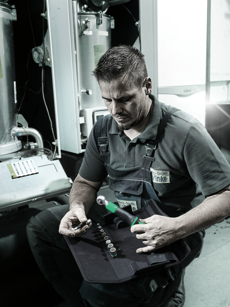 Wera 05075831001 Safe-Torque A 1 Imperial 1 Momentsleutelset Met Omschakelbare Ratel - 2-12 Nm - 1/4" - Detailed view of the product