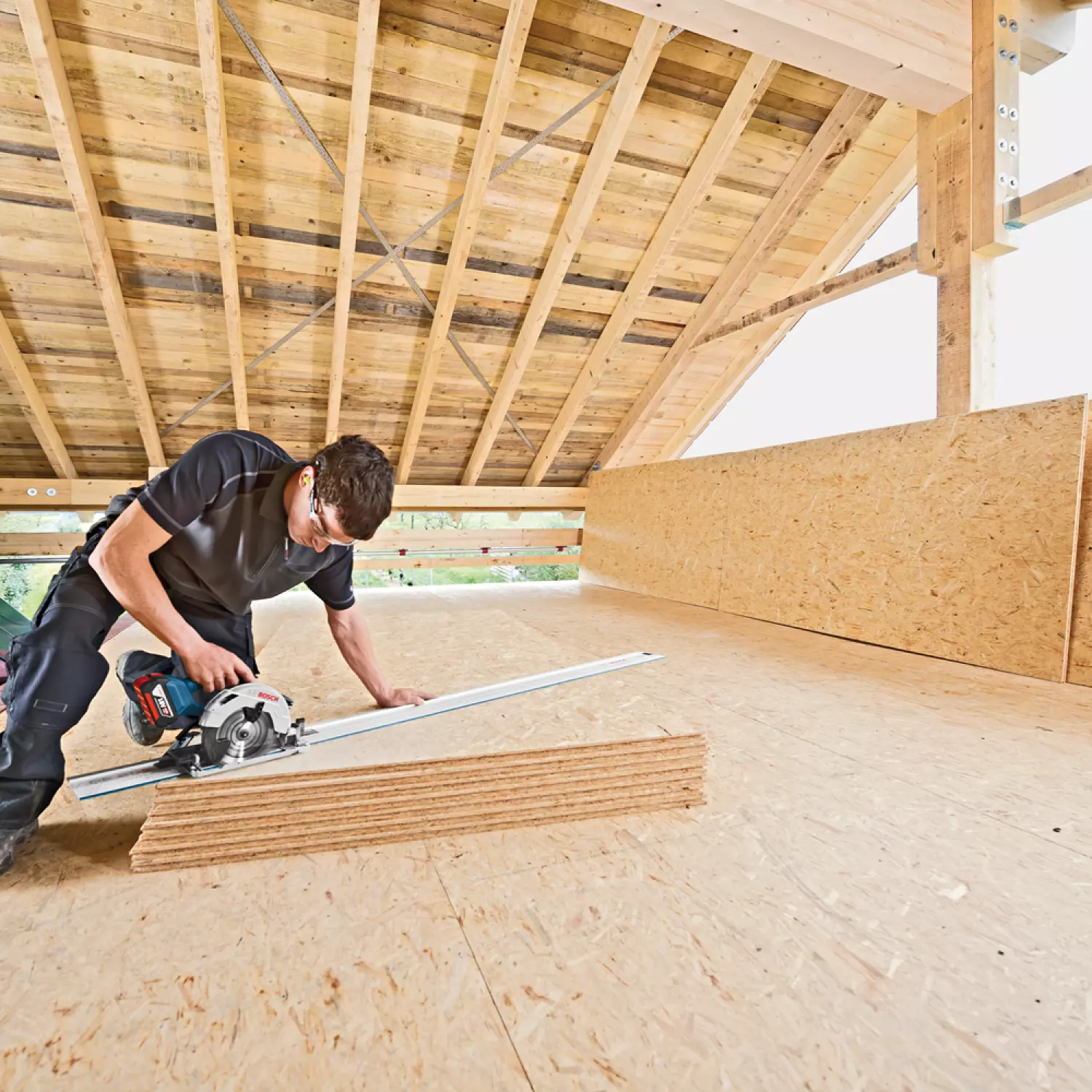 Bosch GKS 18V-57 G 18V Li-Ion Accu Cirkelzaag Body In L-Boxx - 165mm thumbnail 3