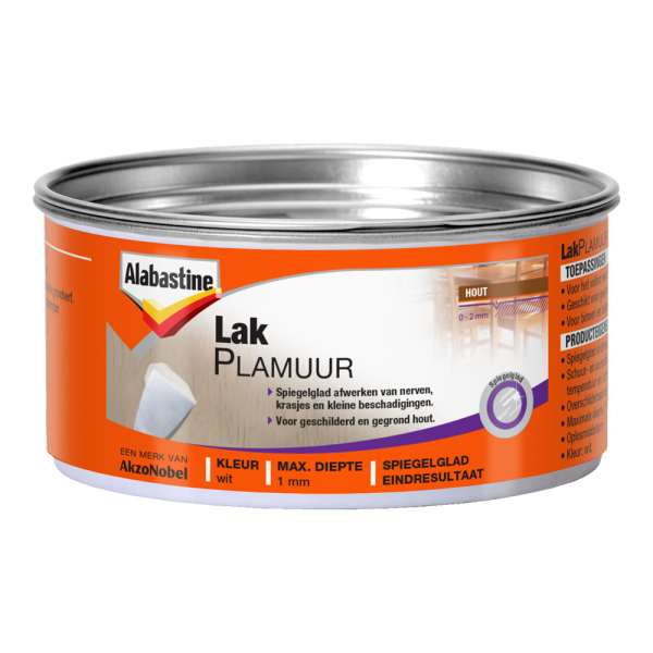 Alabastine Lakplamuur - Pasta - Wit - 400g