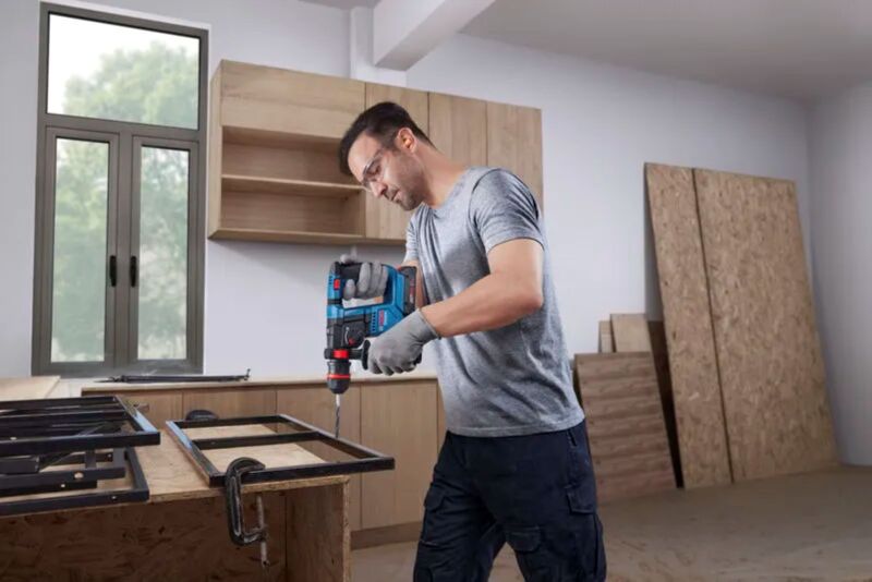 Bosch GBH 18V-18 X SDS-plus Accu ONECHUCK Boorhamer Set (2x 2.0Ah) In L-Boxx - 1,5 J - Detailed view of the product