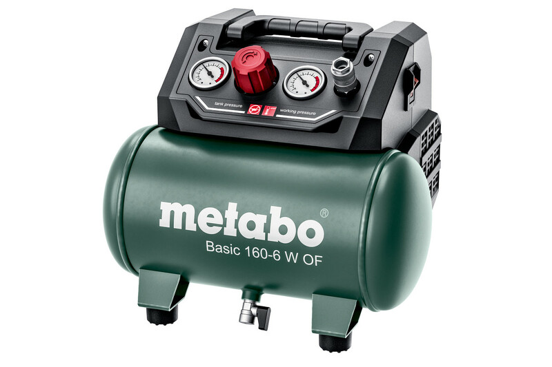 Metabo Basic 160-6 W OF Compressor - 8 Bar - 6L - 55 L/min EAN: 4061792174061