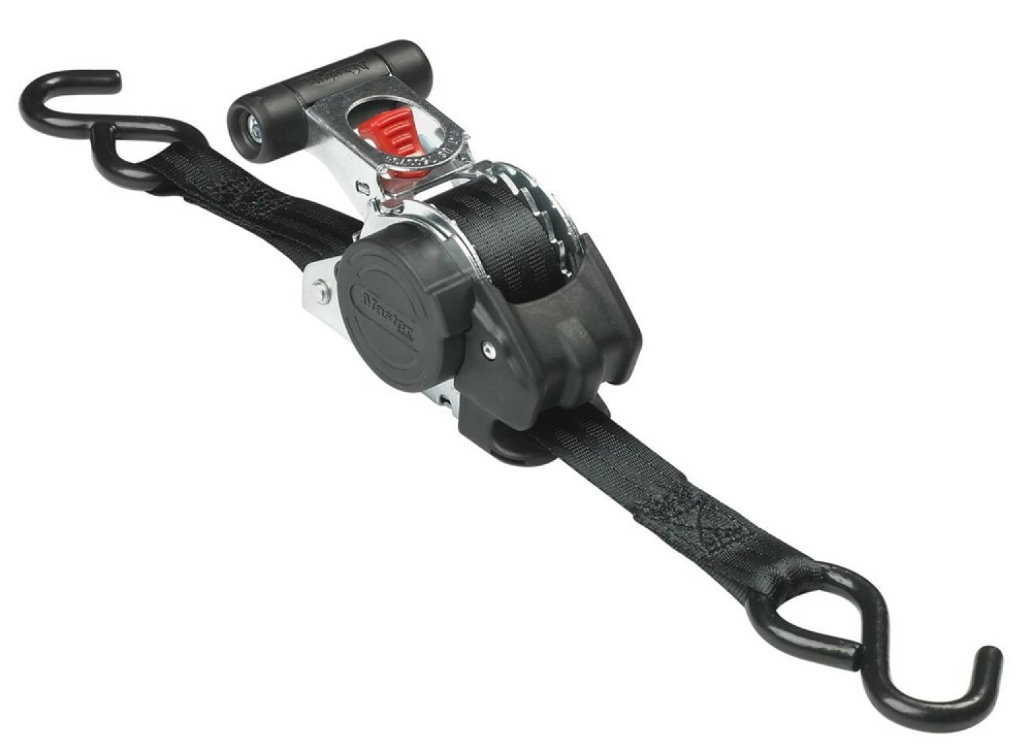 Master Lock 3238EURDAT Spanbandenset Met Ratel En S-haken - 3m X 25mm - Set Van 2