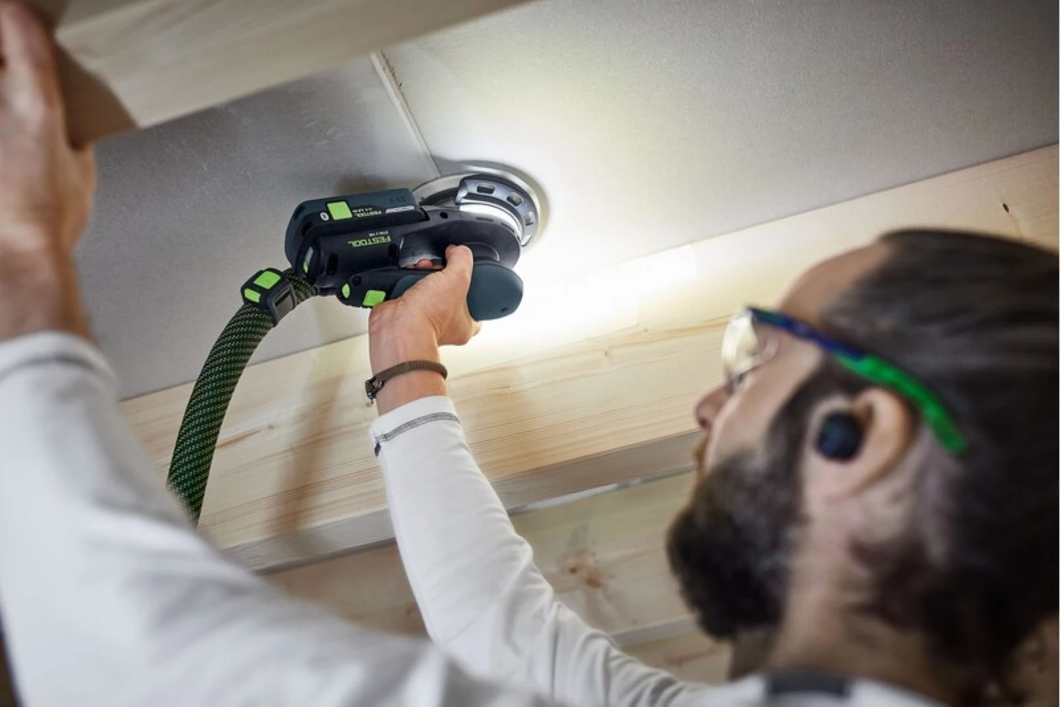 Festool ETSC 2 150 4 I-Plus 18V Accu Excenterschuurmachine Set (2x 4Ah) In Systainer - 150mm thumbnail 4