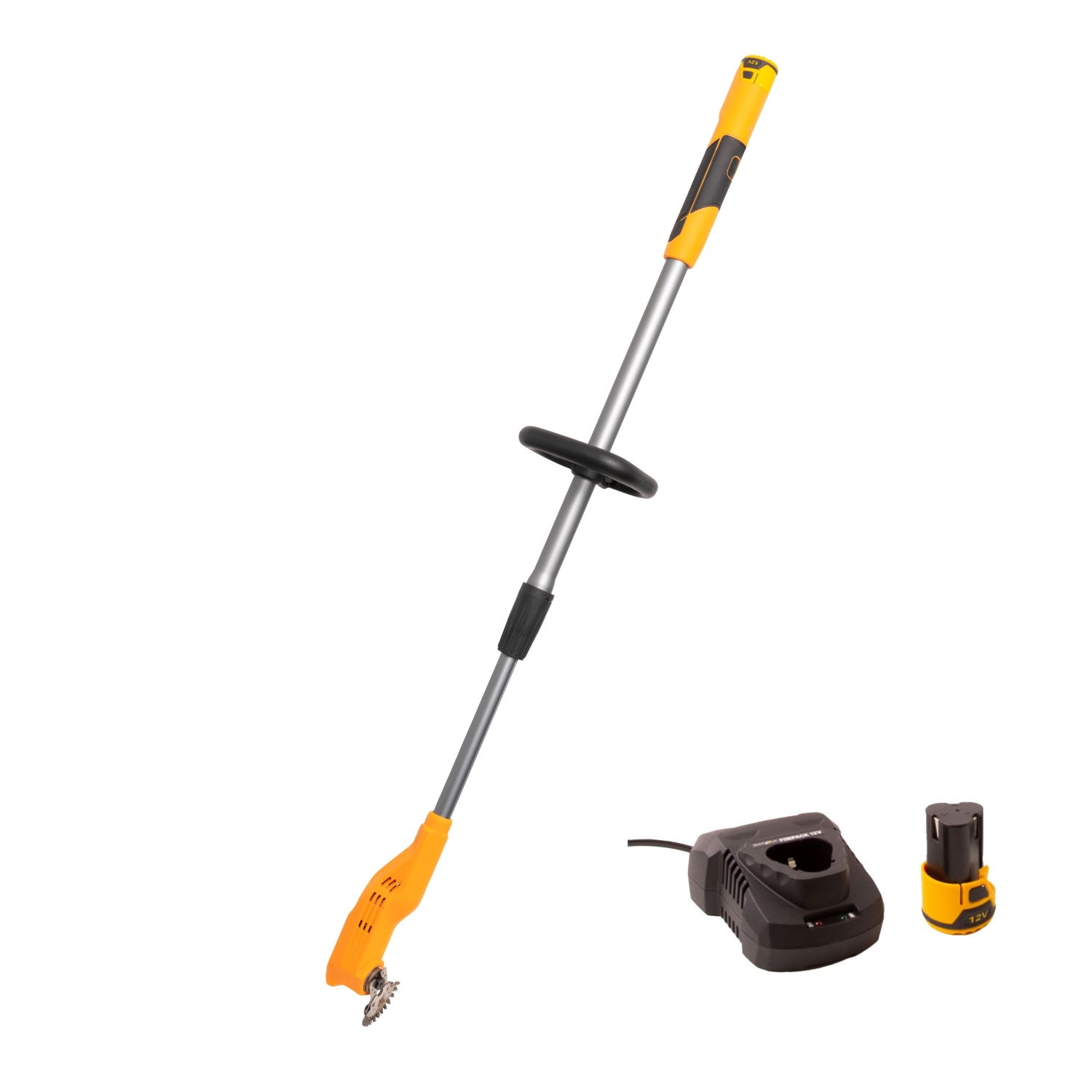 Batavia 7064804 Fixxpack 12V Li-Ion Accu Telescopische Onkruidborstel Set (1x 2.0Ah) - 158 Cm
