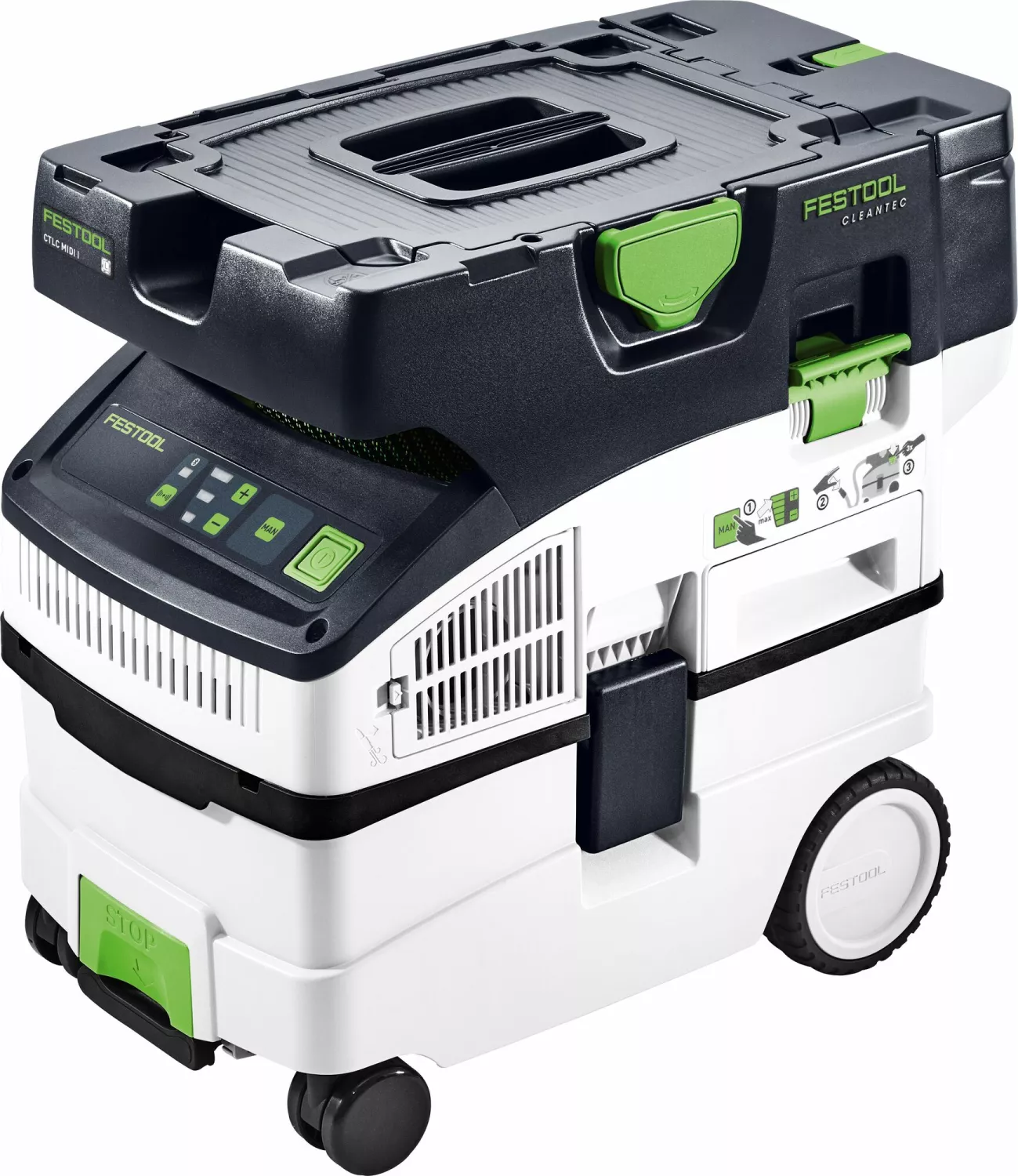 Festool CTLC MIDI I-Basic 36V (2x18V) Li-Ion Accu Stofzuiger Body - 3100l/min