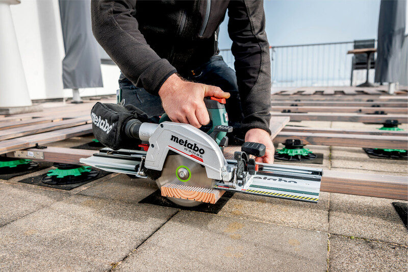 Metabo KS 18 LTX 66 BL 18V Li-ion Accu Cirkelzaag Body In MetaBOX - Koolborstelloos - Detailed view of the product