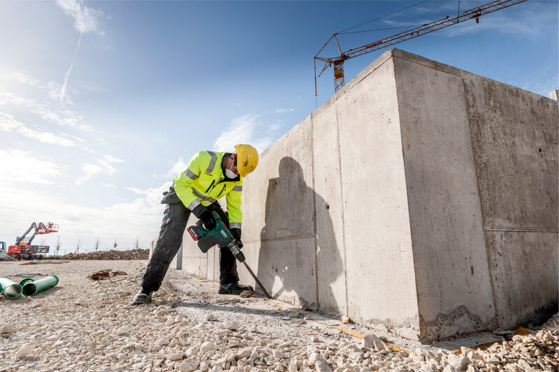 Metabo KHA 18 LTX BL 40 18V Li-Ion Accu SDS-Max Boorhamer Body In Koffer - 600752840 - Detailed view of the product