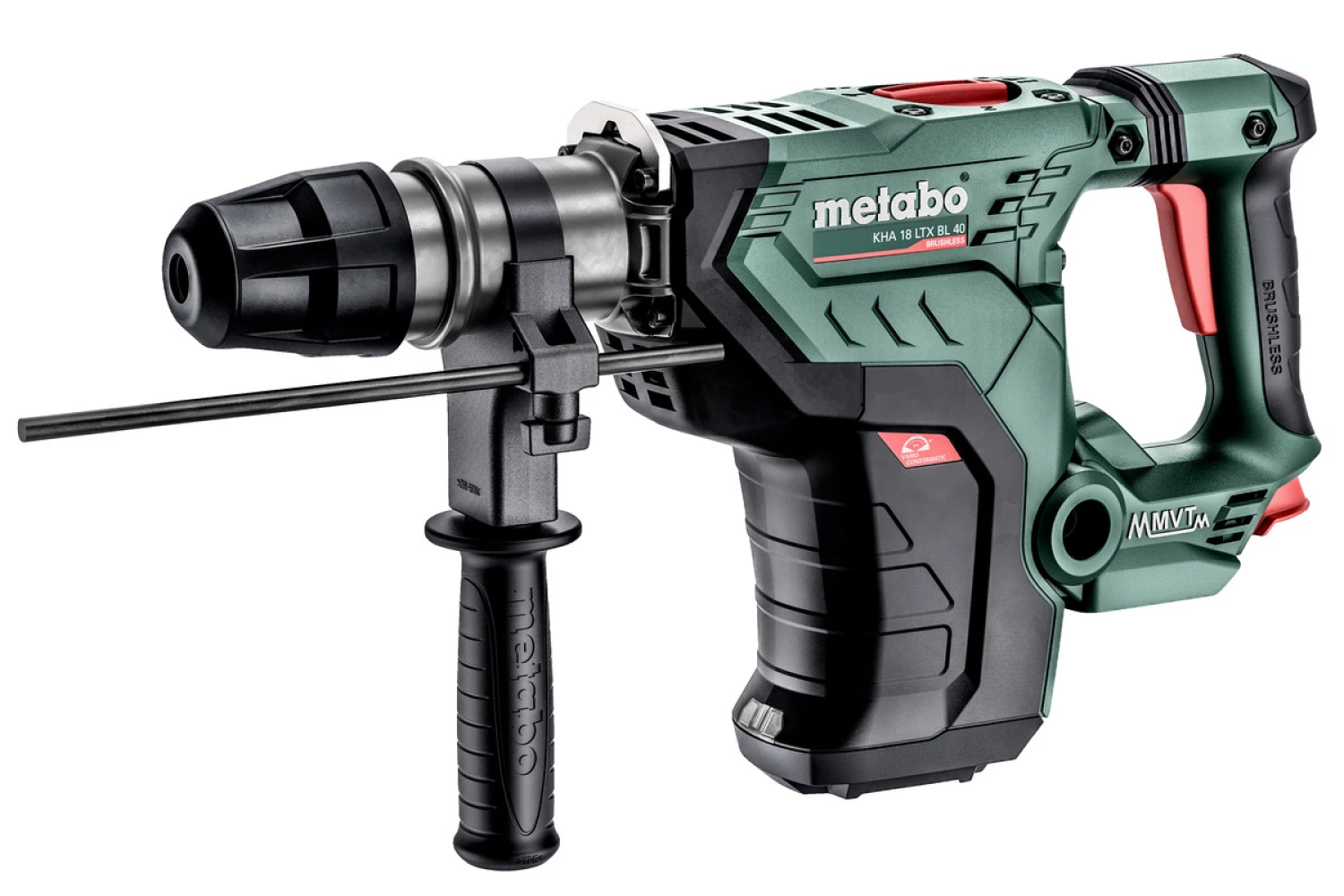 Metabo KHA 18 LTX BL 40 18V Li-Ion Accu SDS-Max Boorhamer Body In Koffer - 600752840 thumbnail 2