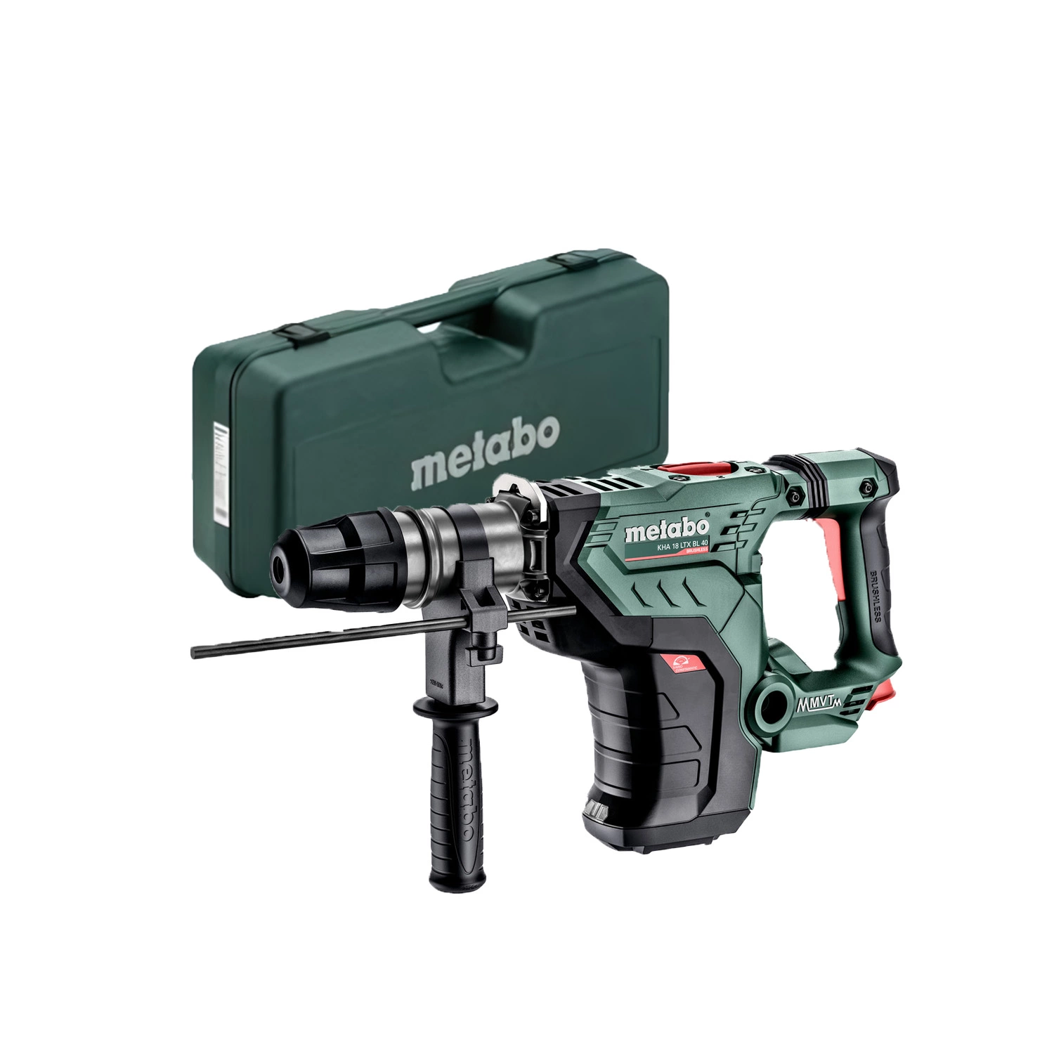 Metabo KHA 18 LTX BL 40 18V Li-Ion Accu SDS-Max Boorhamer Body In Koffer - 600752840