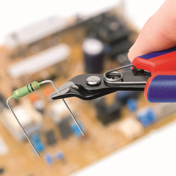 Knipex 7861125 Super-Knips Precisie Zijsnijtang - Elektronica - 125mm - Detailed view of the product