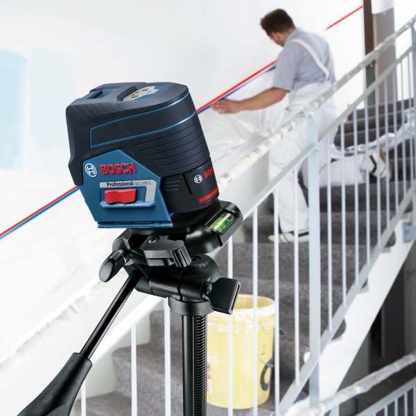 Bosch GCL 2-50 C 12V Li-Ion Accu Kruislijnlaser In Etui + Statief (BT 150) - 20m - Detailed view of the product