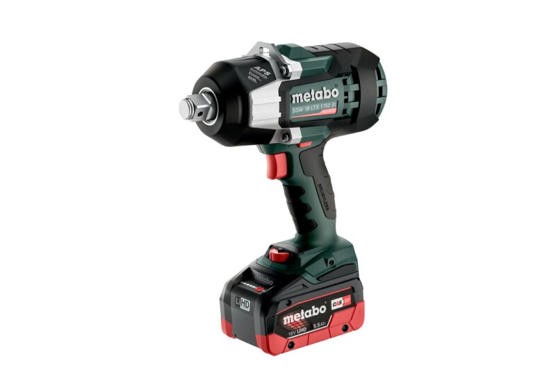 Metabo SSW 18 LTX 1750 BL 18V Li-ion Accu Slagmoersleutel Set (2x 5.5Ah LiHD Accu) In MetaBOX - Detailed view of the product