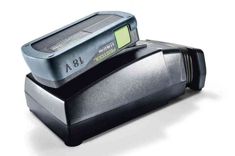 Festool TCL 6 10,8 V - 18 V Accu Snellader - Detailed view of the product