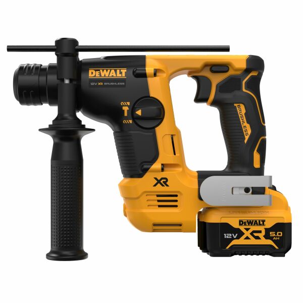 DeWALT DCH072P2-QW 12V Li-ion XR Accu SDS-plus Combihamer Set (2x5.0Ah) In TSTAK - 1.1J - Koolborstelloos - Detailed view of the product