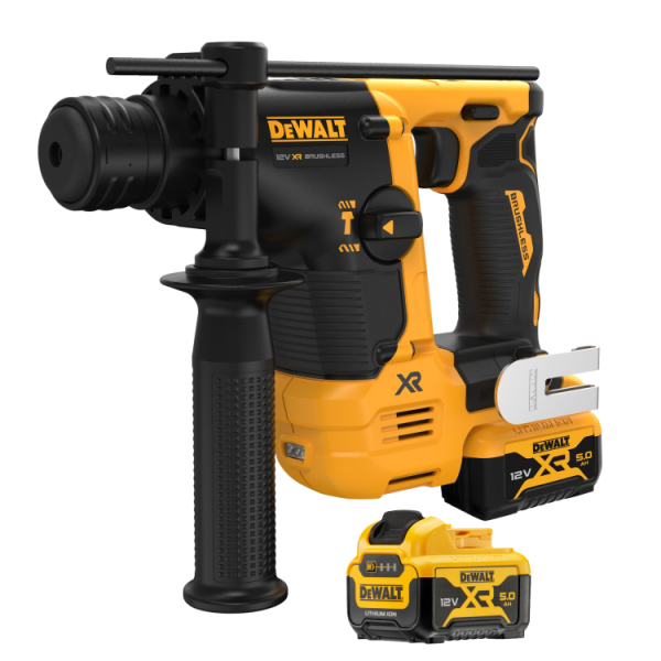 DeWALT DCH072P2-QW 12V Li-ion XR Accu SDS-plus Combihamer Set (2x5.0Ah) In TSTAK - 1.1J - Koolborstelloos afbeelding
