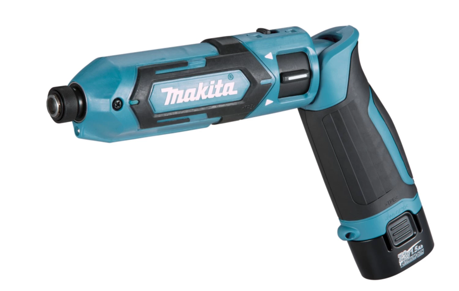 Makita TD022DSE 7,2V Li-Ion accu Slagschroevendraaier set (2x 1,5Ah accu) in tas
