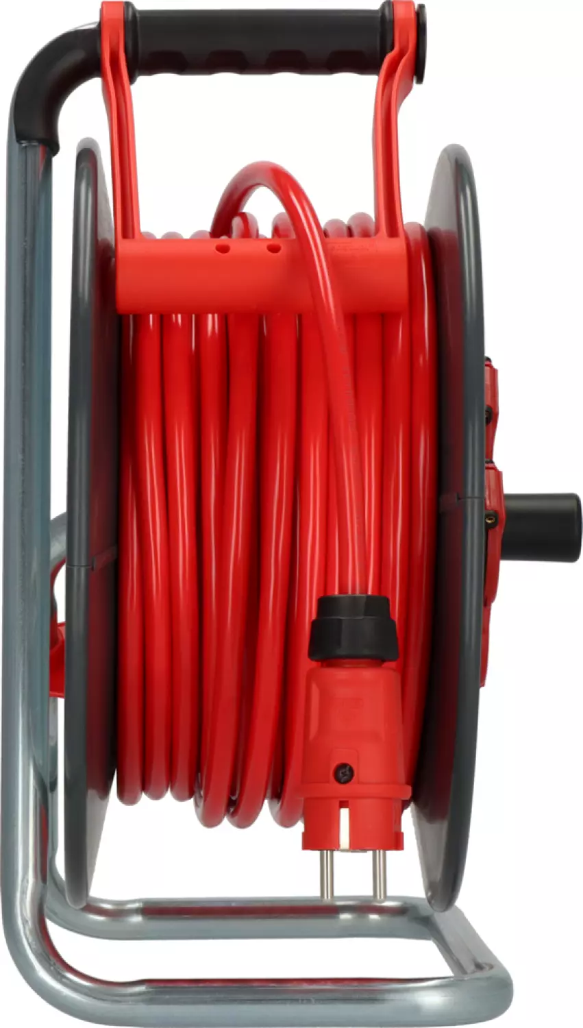 Brennenstuhl Professional SC 3210 SteelCore Kabelhaspel H07BQ-F 3G2,5 - IP44 - 33m - Rood thumbnail 3