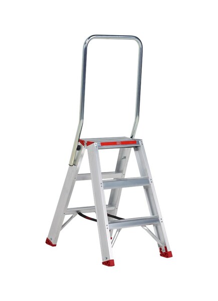 Altrex Sierra SDO 3 Dubbele Trap - Aluminium - 2 X 3 Treden - Max. Werkhoogte 2.70 M.
