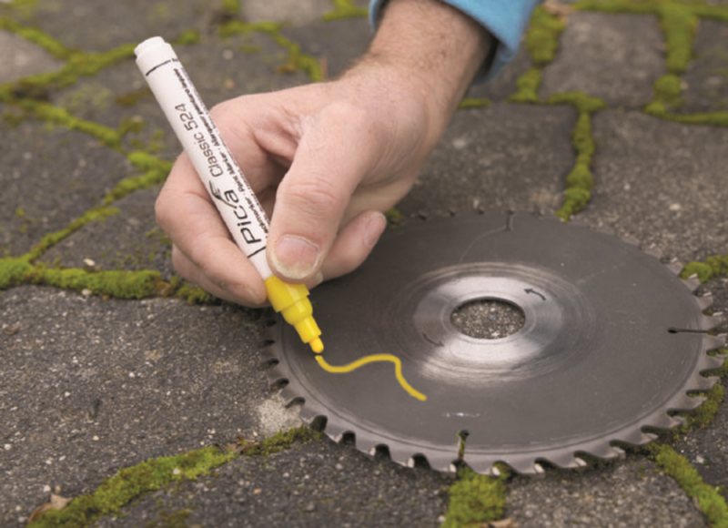 Pica 524/52 Lakmarker - Rond - Wit - 2-4mm - Detailed view of the product