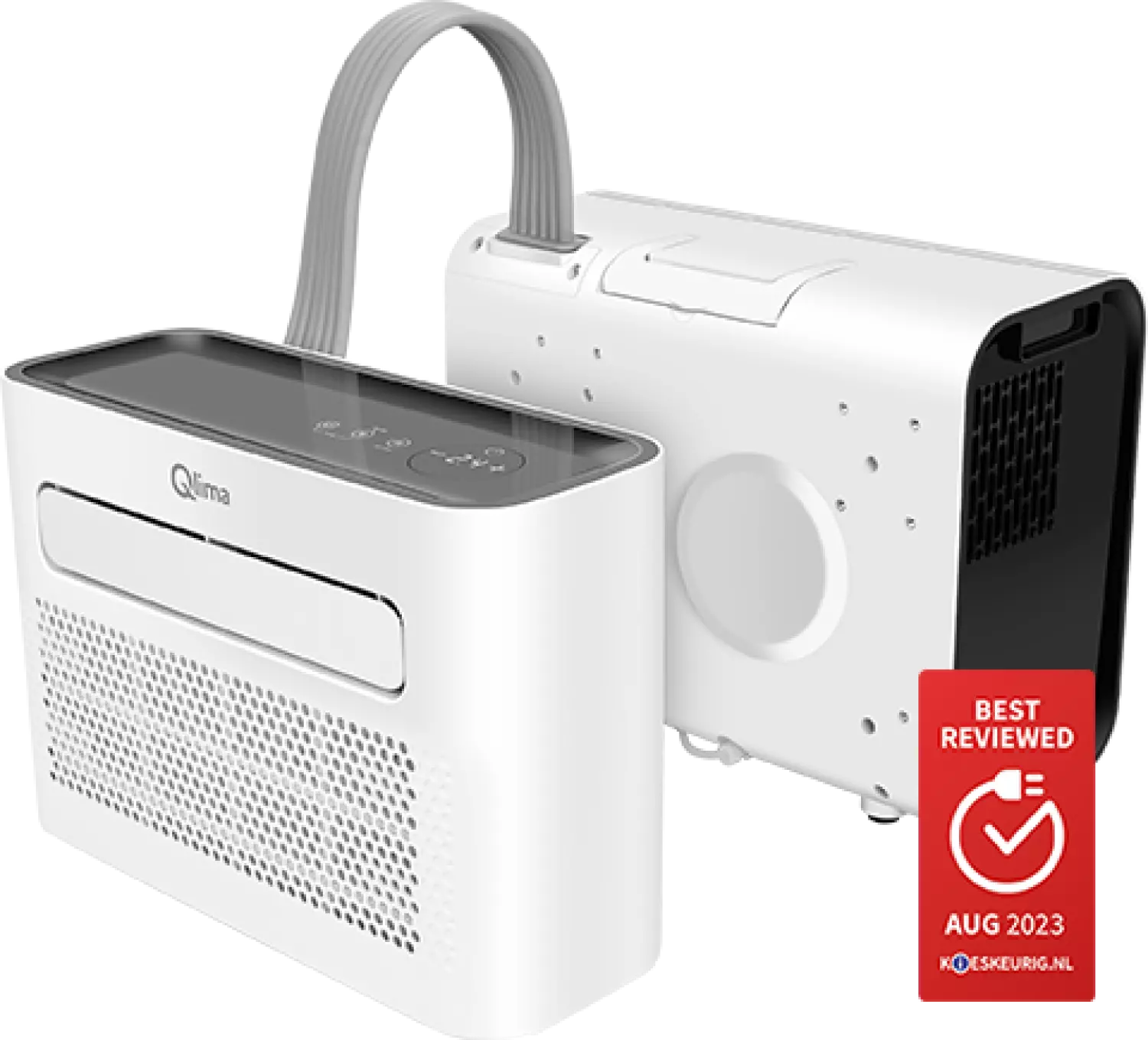 Qlima MS-AC 5001 Split Unit Airconditioner Wit/zwart - 1,46kW thumbnail 2