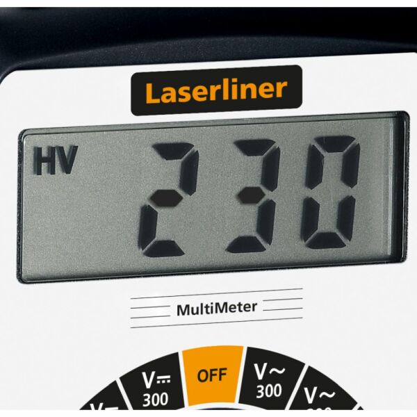 Laserliner MultiMeter - Digitaal - AC/DC 300V&10A - Detailed view of the product