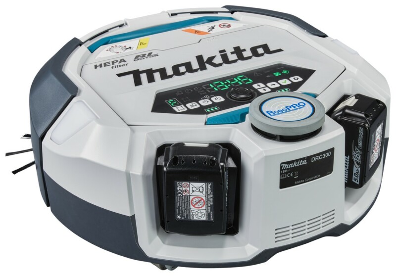 Makita DRC300PG2 LXT 18V Li-ion Accu RoboCleaner Set (2x 6,0 Ah) - Detailed view of the product
