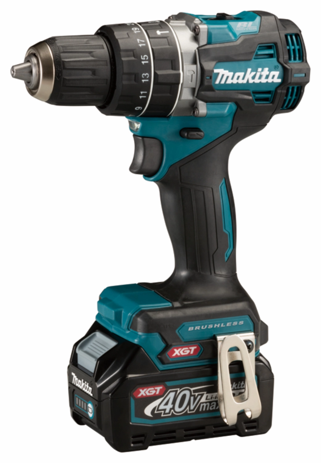 MAKITA HP002GD201 | 40V MAX KLOPBOOR-/SCHROEFMACHINE | 25 AH ACCU (2 ST) + SNELLADER | IN MBOX