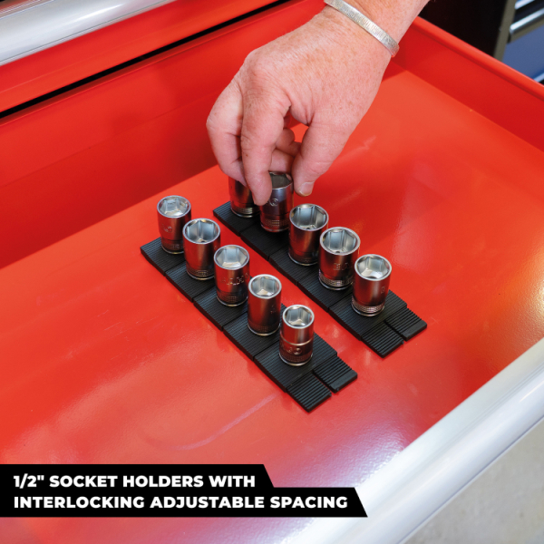 StealthMounts DHSP-1/2-SK-10 Drawer Hive Dophouder 1/2"Voor Ladekast - Zwart - 10 Stuks - Detailed view of the product