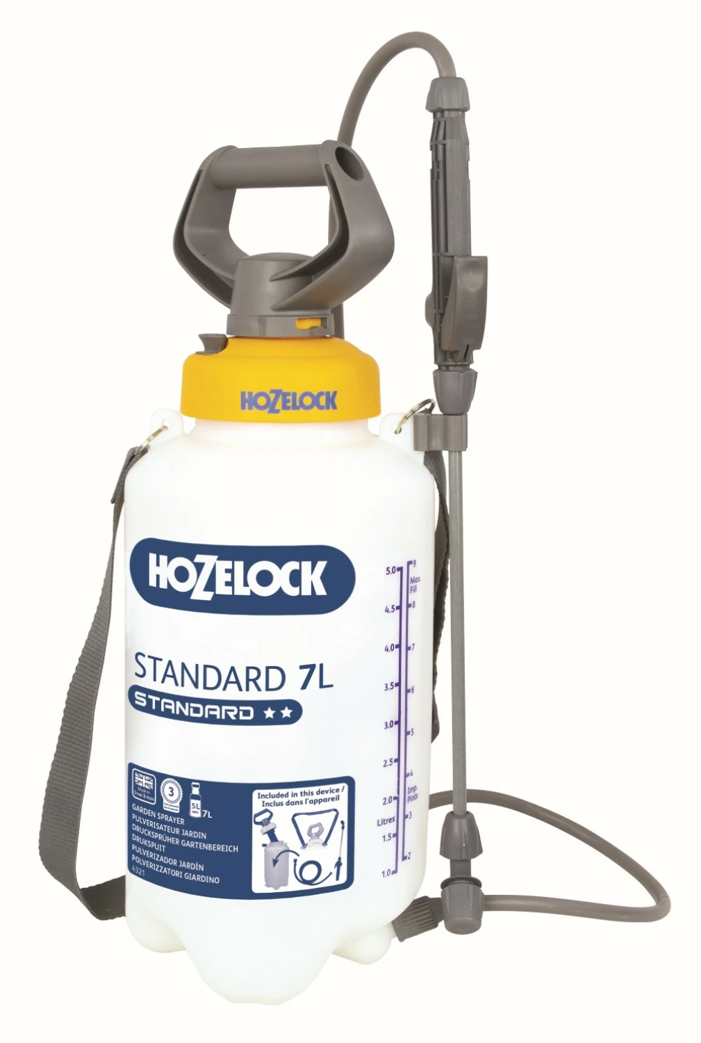 Hozelock 4231-0000 Plus Drukspuit - 7L