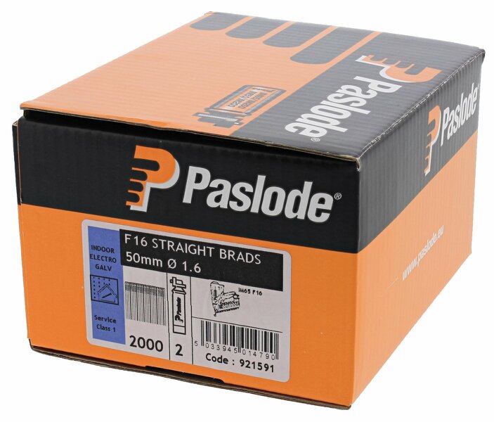 Paslode 921589 Afwerknagel Incl. Gas - IM65F16x38mm - Verzinkt 3Mµ (2000st) - Detailed view of the product