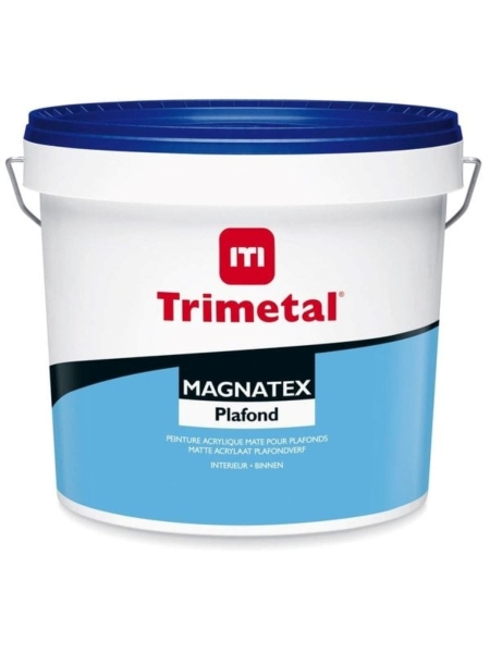 Trimetal Magnatex Plafond - Muurverf 10 Liter Wit