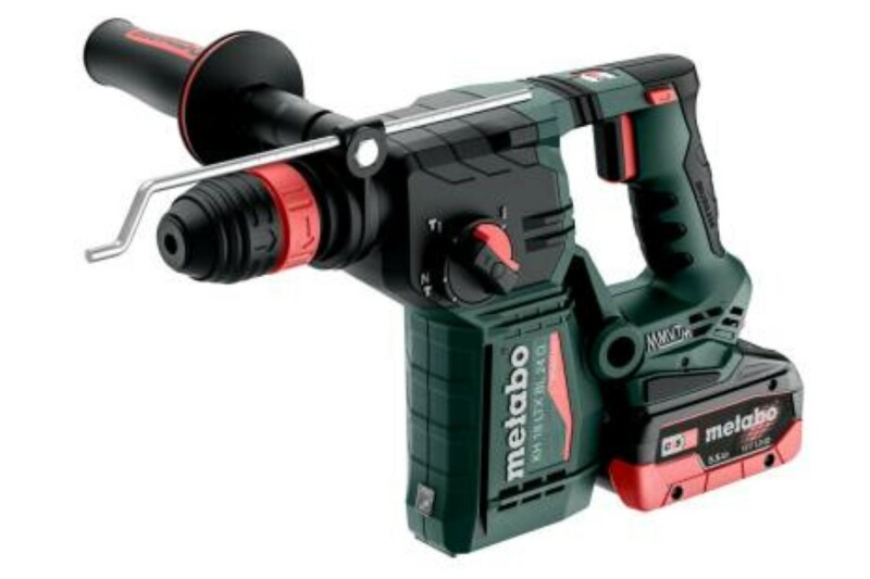 Metabo KH 18 LTX BL 24 Q 18V Li-ion Accu Combihamer Set (2x 4.0Ah LiHD Accu) In MetaBOX - Detailed view of the product