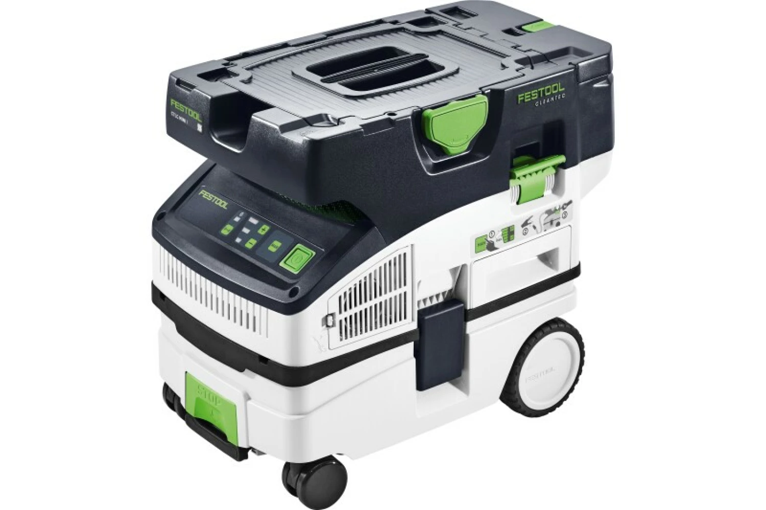 Festool CTLC MIDI I-Plus 36V (2x18V) Li-Ion Accu Stofzuiger Set (4x 5,0Ah) In Systainer - 3100l/min - Stofklasse L thumbnail 2