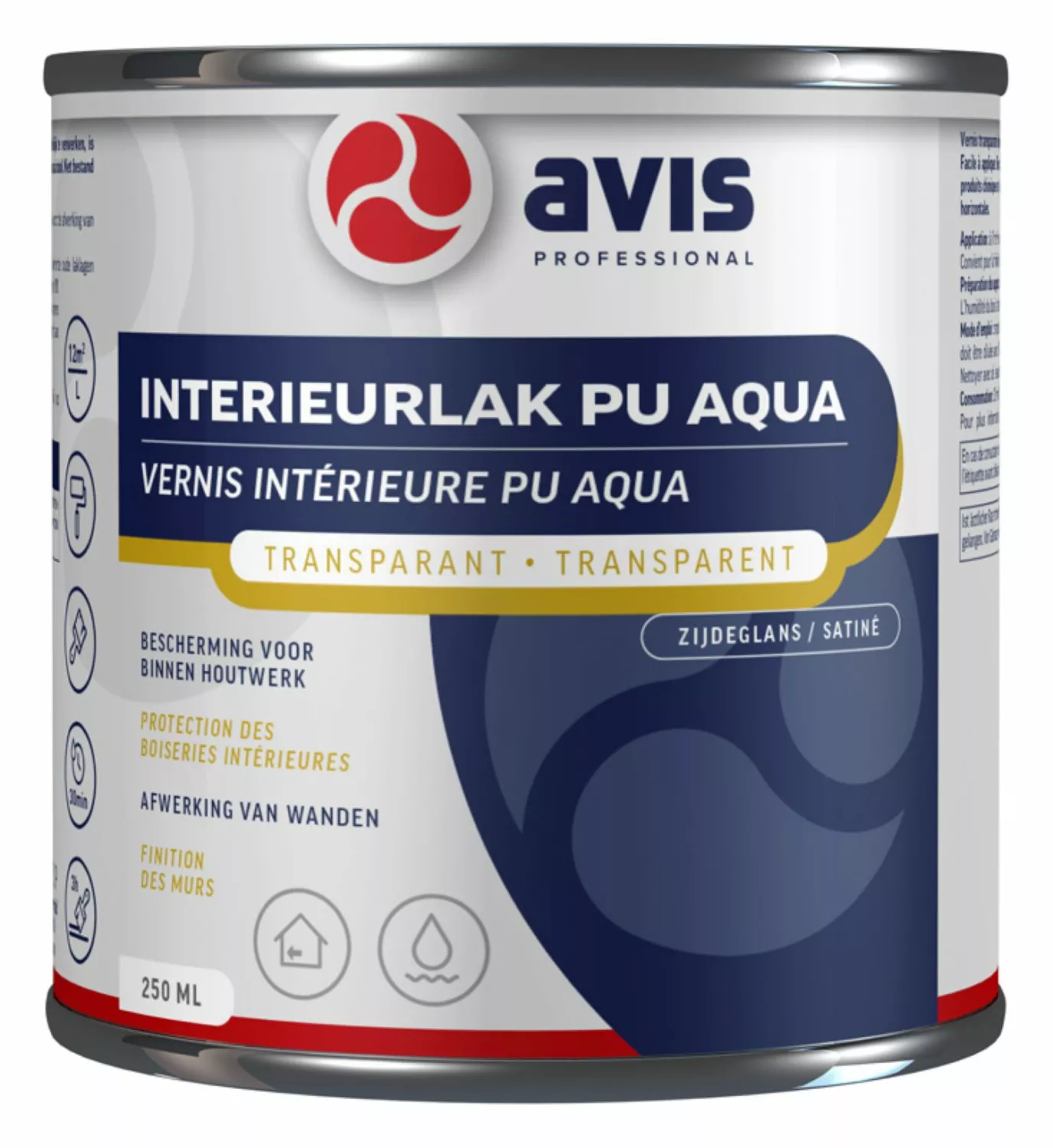Avis Interieurlak PU Aqua Zijdeglans - 1L