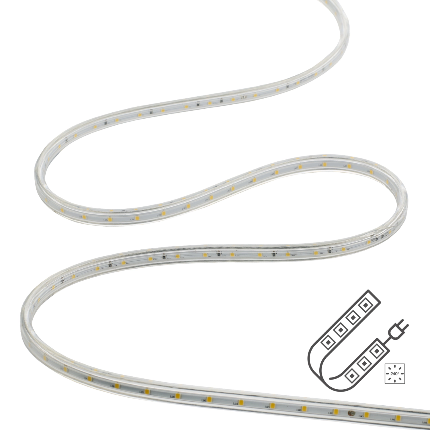 Bailey 146507 RoBust LED Lichtslang Tweezijden In Haspel - IP65 - 840Lm/m - 20m thumbnail 2