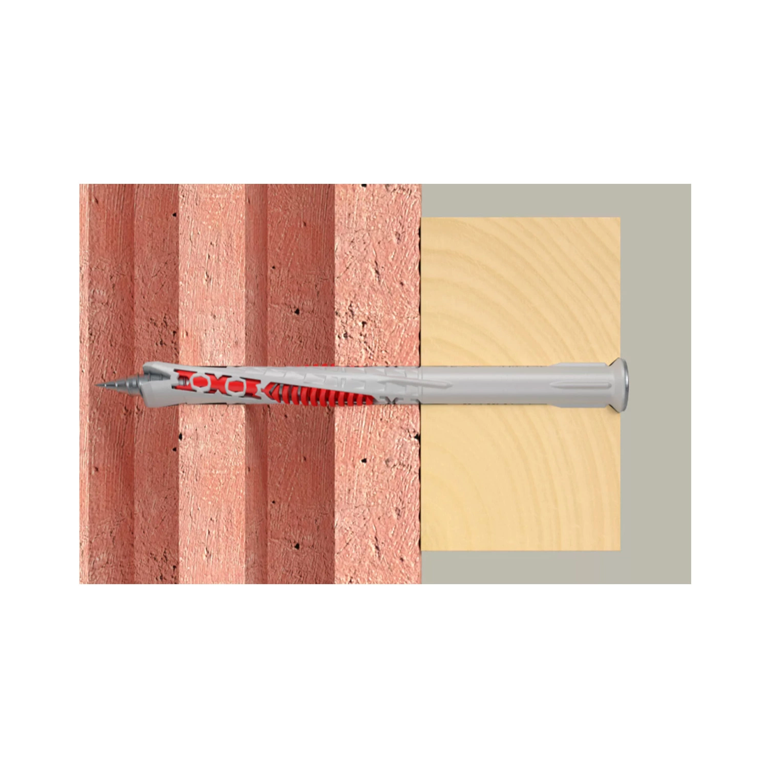 Fischer 562155 Constructieplug DuoXpand - TX40 - 10.0 X 80mm - Verzonken Kop - Voldraad - Verzinkt (50st) thumbnail 2