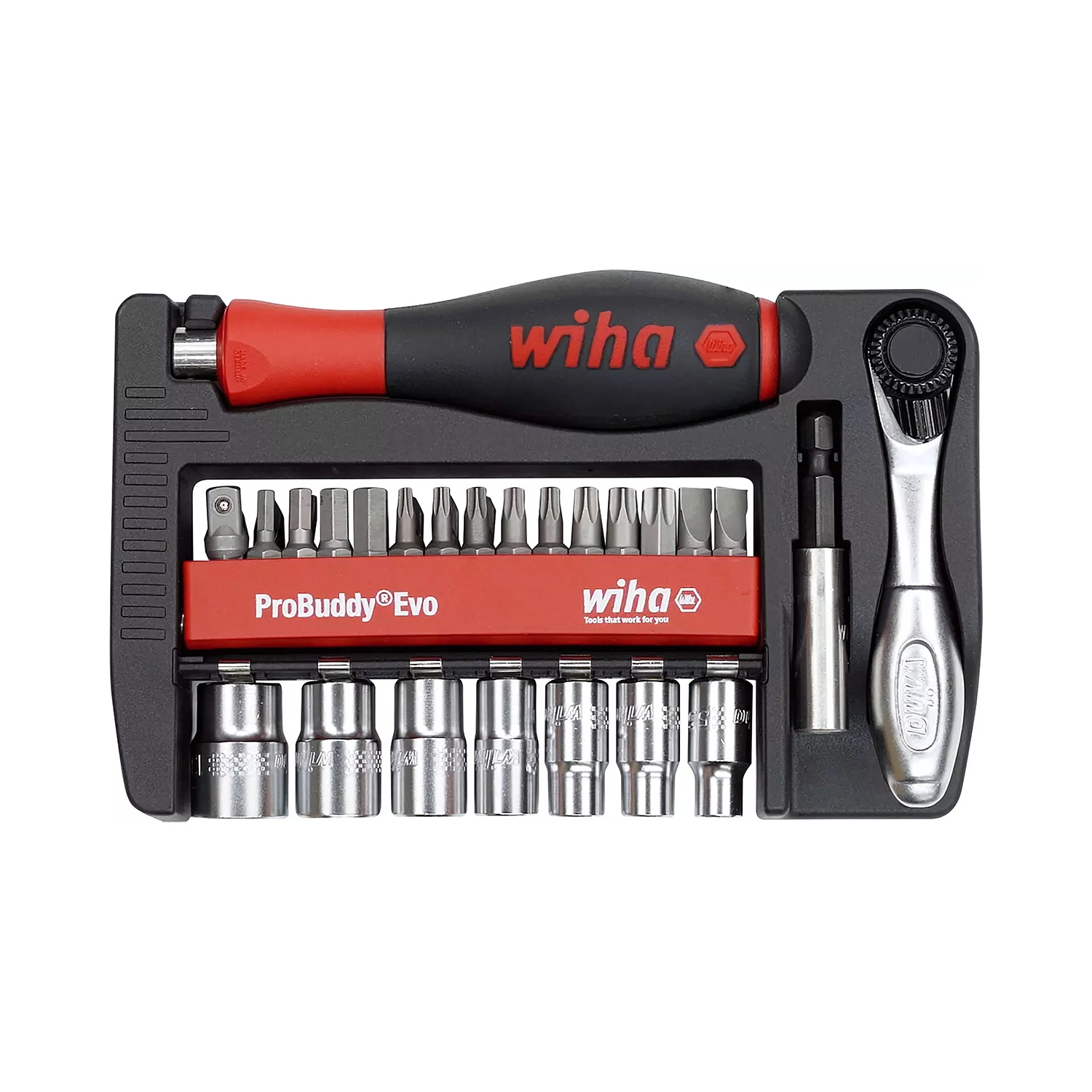 Wiha ProBuddy Evo 46960 Gereedschapset - In Bitbox - 40-delig