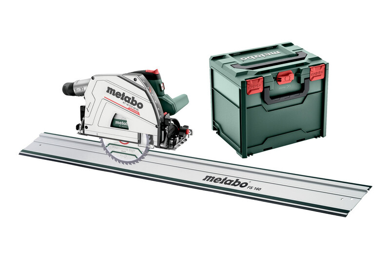 Metabo KT 18 LTX 66 BL 18V Li-ion Accu Invalcirkelzaag Body Incl. Geleiderail In MetaBox - 165 X 20mm - Koolborstelloos EAN: 4061792192485