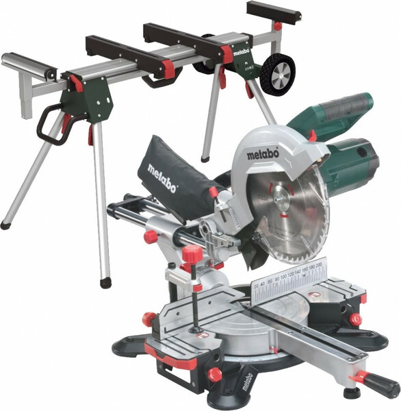 Metabo KGS 216 M Afkortzaag + KSU 251 Onderstel - 1500W - 216 X 30mm EAN: 7442946766788