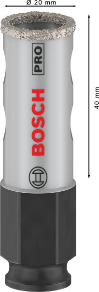 Bosch 2608901552 PRO Tile PC Plus Diamantgatzaag Voor Tegels - 19mm - Detailed view of the product