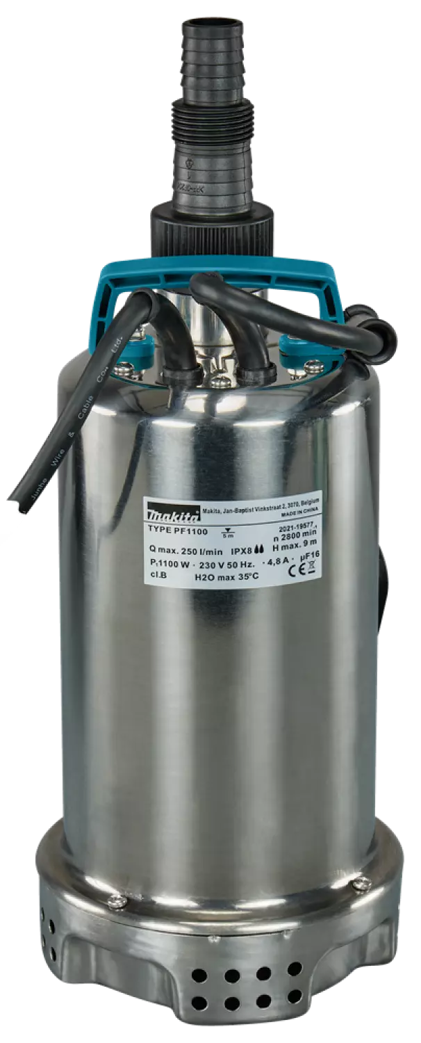 Makita PF1100 Dompelpomp Voor Zuiver Water - 1100W - 9m - 250L/min thumbnail 4