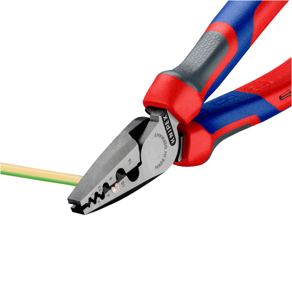 Knipex 9772180 Adereindhulstang - 180mm - Detailed view of the product