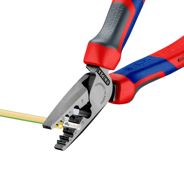 Knipex 9772180 Adereindhulstang - 180mm - Detailed view of the product