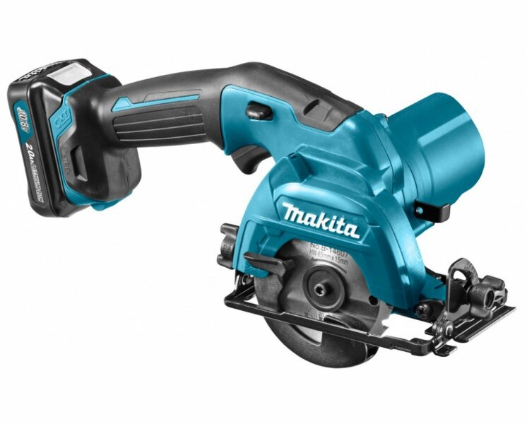 Makita HS301DSAE 10.8V Li-Ion Accu Cirkelzaag Set (2x 2.0Ah Accu) In Koffer - 85mm - Detailed view of the product