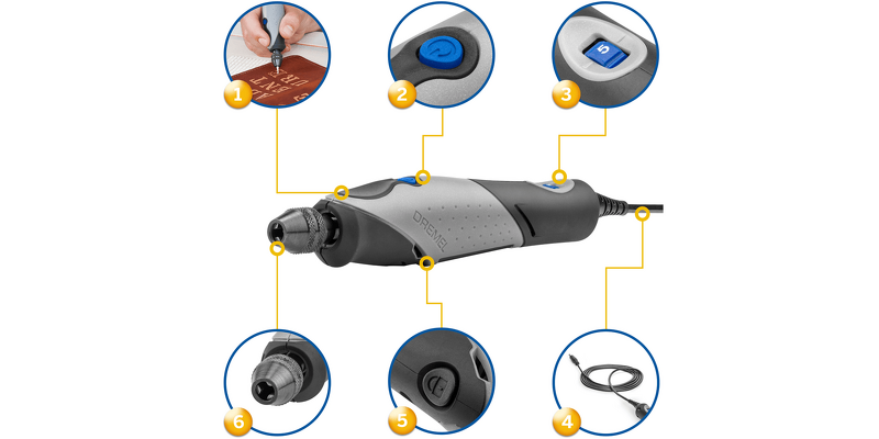 Dremel Stylo+ (2050- 15) Multitool Incl. 15-delige Accessoireset - Detailed view of the product