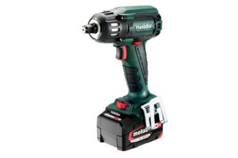 Metabo SSW 18 LTX 400 BL 18V LiHD Accu Slagmoersleutel Set (2x 5.5Ah Accu) In MetaBOX - 400Nm - 1/2"- Koolborstelloos - Detailed view of the product