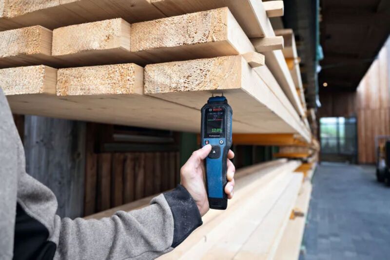 Bosch GMP 2-15 Houtvochtmeter In Opbergtas - Detailed view of the product