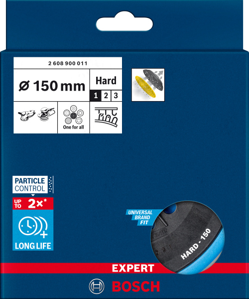 Bosch 2608900011 Schuurplateau MultiHole Hard 150 - Detailed view of the product