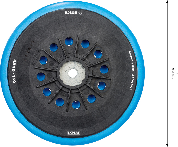 Bosch 2608900011 Schuurplateau MultiHole Hard 150 - Detailed view of the product